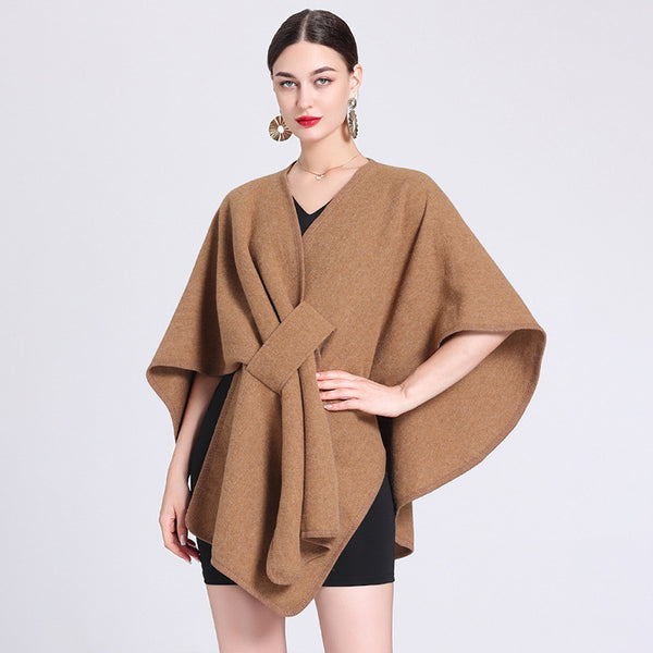 Caped Fleece Shawl