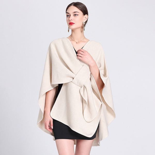 Caped Fleece Shawl