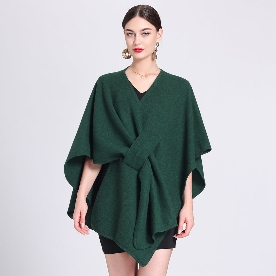 Caped Fleece Shawl