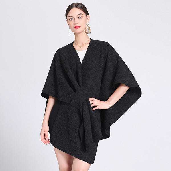 Caped Fleece Shawl