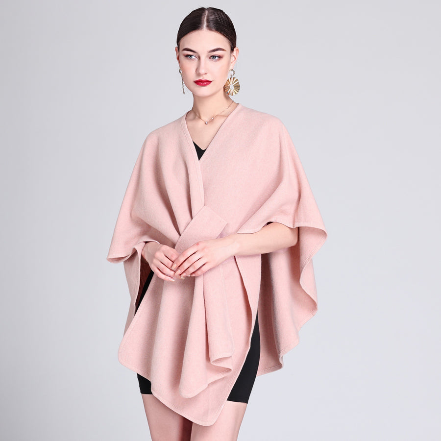 Caped Fleece Shawl