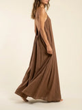 The Driftwood Backless Maxi Sundress