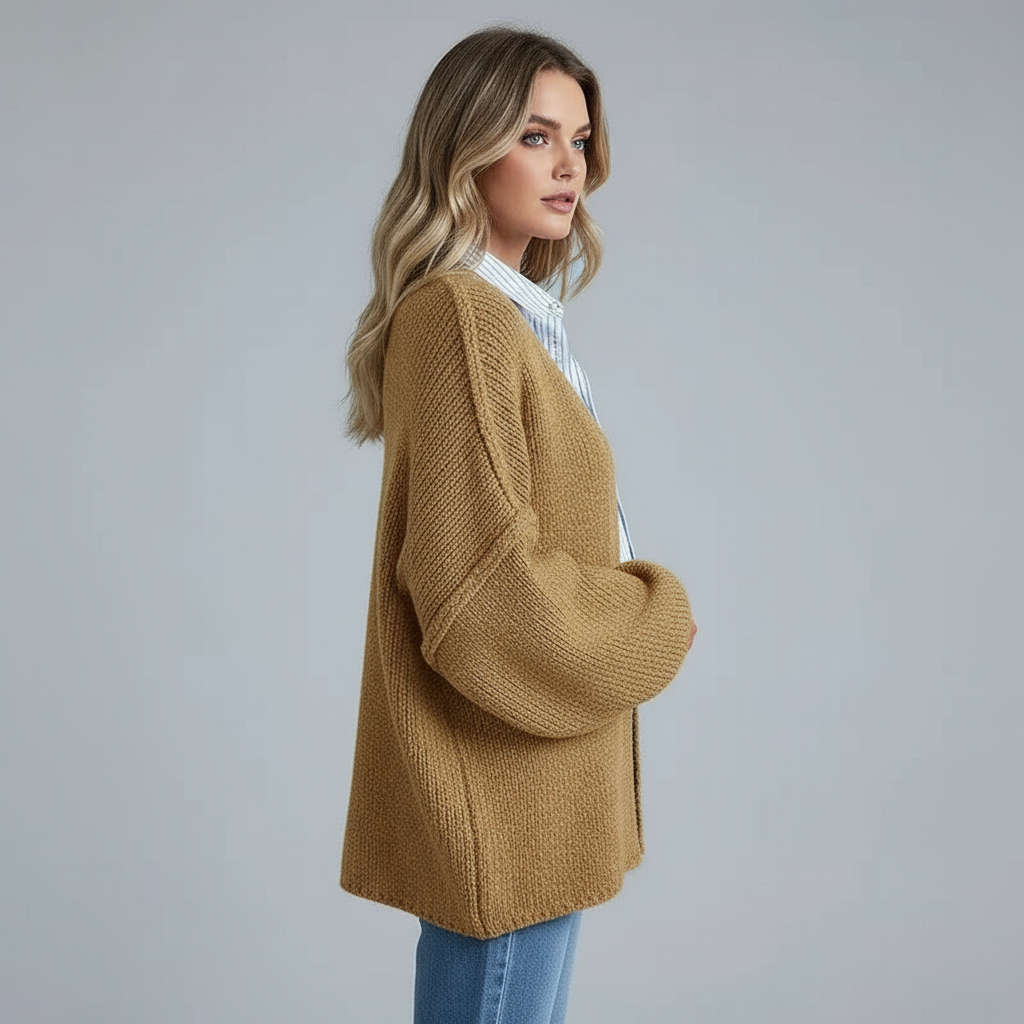 Oversized Knitted Cardigan