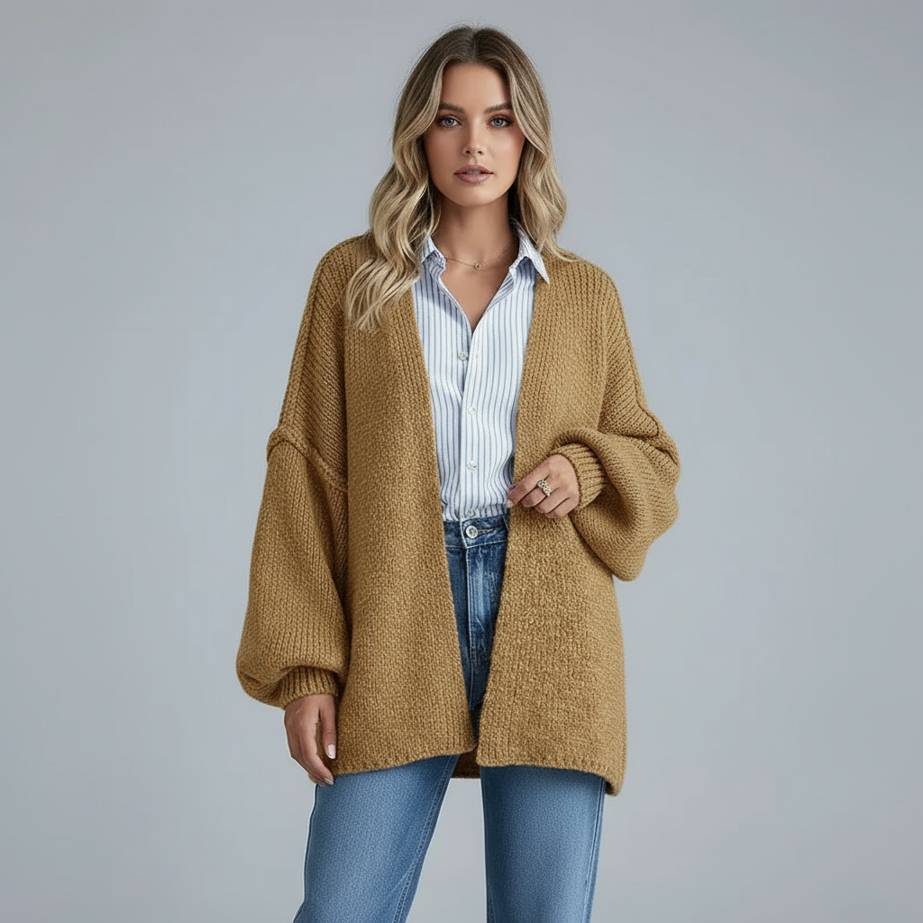 Oversized Knitted Cardigan